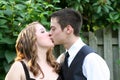 Prom Couple Kiss