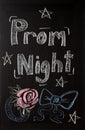 Prom Night Announcement Royalty Free Stock Photo