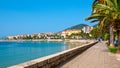 The promenade of Ajaccio, France Royalty Free Stock Photo