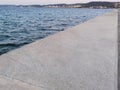 Promenade of Aliaga in Izmir pedestrian walkway