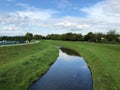 Promenade along the bank of the river Orljava or Setnica uz obalu rijeke Orljave