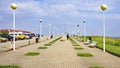 Promenade along the beach of Muskiz, Vizcaya