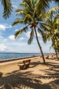 The promenade along Rizal Boulevard, City of Dumaguete, Negros Oriental, Philippines