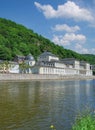 Promenade of Bad-Ems,Lahn River,Germany Royalty Free Stock Photo