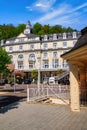 Bad Ems at River Lahn in Rhineland-Palatinate,Germany Royalty Free Stock Photo