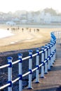 Promenade and beach in Weymouth, Dorset, England Royalty Free Stock Photo