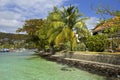 Promenade in Bequia, caribbean Royalty Free Stock Photo