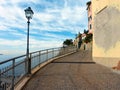 Promenade of Bogliasco Royalty Free Stock Photo