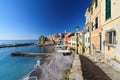 Promenade in Bogliasco Royalty Free Stock Photo