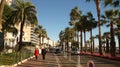 The promenade de la croisette, cannes, france,Novembre, 20th,2013