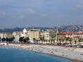 Promenade des Anglais Royalty Free Stock Photo