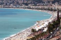 Promenade des Anglais along French Riviera, Nice Royalty Free Stock Photo