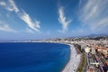 Promenade des Anglais beach Nice France