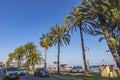 Promenade des Anglais in City of Nice, Cote d`Azur, France Royalty Free Stock Photo