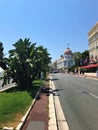 Promenade Des Anglais and Hotel Negresco view, Nice, South of France