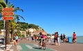 Promenade des Anglais in Nice, France Royalty Free Stock Photo