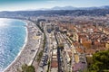 Promenade des Angles in Nice, France Royalty Free Stock Photo