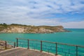 Cape Mayor lighthouse in Santander,Spain Royalty Free Stock Photo