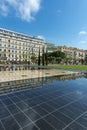 Promenade du Paillon Nice water reflections