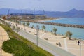 Promenade in Heraklion in Crete, Greece