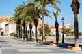 Promenade of Los Alcazares. Spain Royalty Free Stock Photo