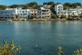 Promenade in the Mallorcan town of Portopetro Royalty Free Stock Photo