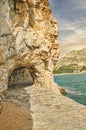 Promenade in Nafplio city Royalty Free Stock Photo