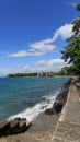 Promenade near the lake Leman Royalty Free Stock Photo