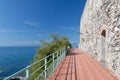 Promenade in Nervi, Genova Royalty Free Stock Photo