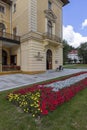 Promenade and the Old Spa House, Krynica-Zdroj, Poland Royalty Free Stock Photo