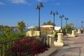 Promenade and park in Sliema , Malta