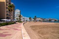 Promenade at Raco beach Cullera Valencian Community Spain Royalty Free Stock Photo