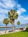 Promenade in Ribeira Brava on the island Madeira, Portugal Royalty Free Stock Photo