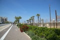 Promenade in Rimini, Italy.