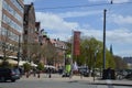 Promenade at the River Weser in the Hanse City Bremen