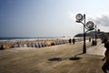 Promenade of the surfer beach of Zarautz