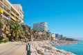 Promenade in Torremolinos. Andalusia, Spain Royalty Free Stock Photo