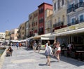 The promenade, the town of Rethymno, Crete