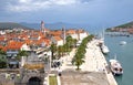 Promenade in Trogir Croatia Royalty Free Stock Photo