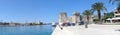 Promenade in Trogir, Croatia Royalty Free Stock Photo