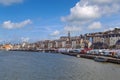 Promenade in Trouville-sur-Mer, France Royalty Free Stock Photo