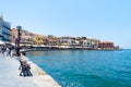 Promenade and the Venetian port of Chania