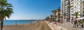 Promenade at Vinaros in the Costa del Azahar, Spain Royalty Free Stock Photo