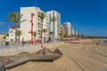 Promenade at Vinaros in the Costa del Azahar, Spain Royalty Free Stock Photo