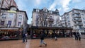 Promenade at Vitosha Boulevard. Pedestrian zone, Sofia, Bulgaria