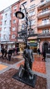 Promenade at Vitosha Boulevard. Pedestrian zone, Sofia, Bulgaria