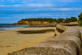Point Lonsdale promenade walk, cliffs and front beach. Victoria, Australia. Royalty Free Stock Photo