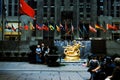 Prometheus Statue in Rockefeller Center Circa 1950's