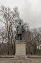 This Prominent Bronze Statue of Albrecht Theodor Emil Graf (count) von Roon Royalty Free Stock Photo