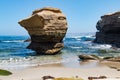 Prominent Rock Formation in La Jolla, California